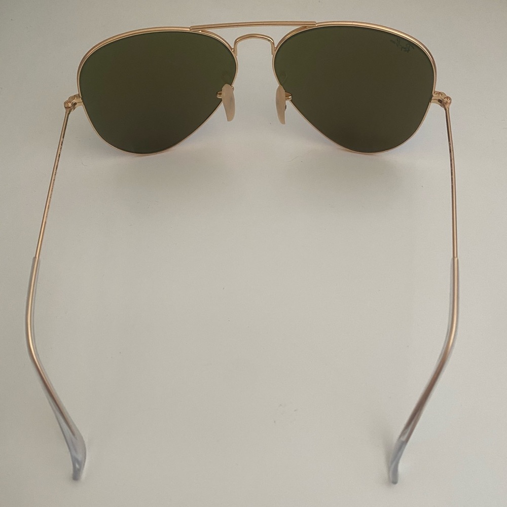 Ray-Ban Blue Aviator Sunglasses - Picture 4 of 14